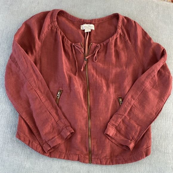 Lucky Brand Live I’m Lovel Full Zip Lightweight Jacket - Picture 8 of 12